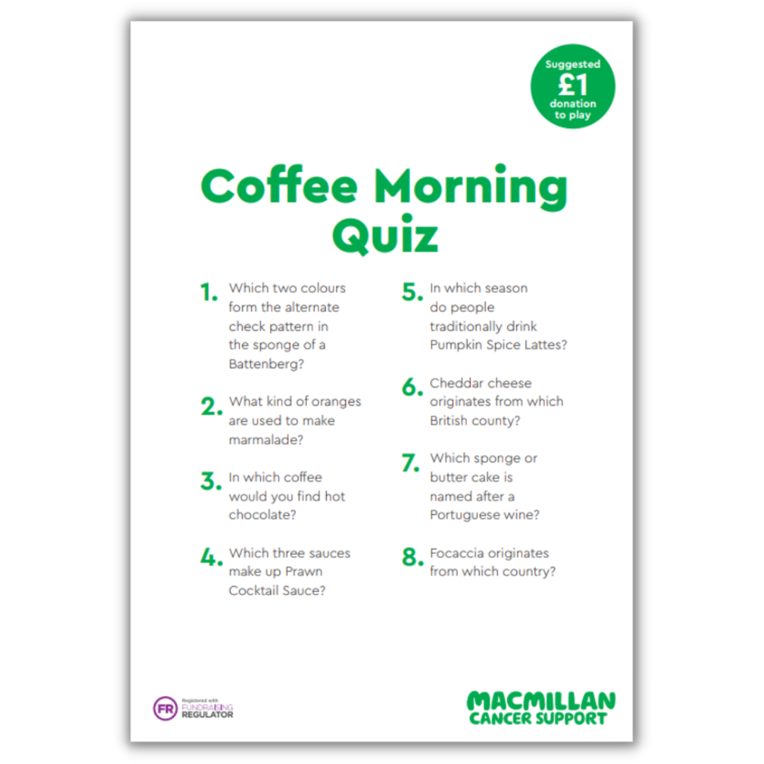 Coffee Morning quiz image