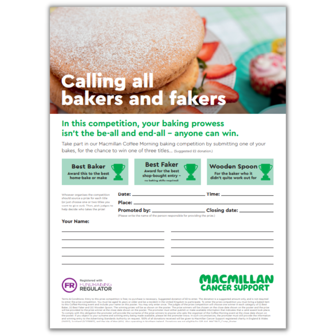Baking competition poster image